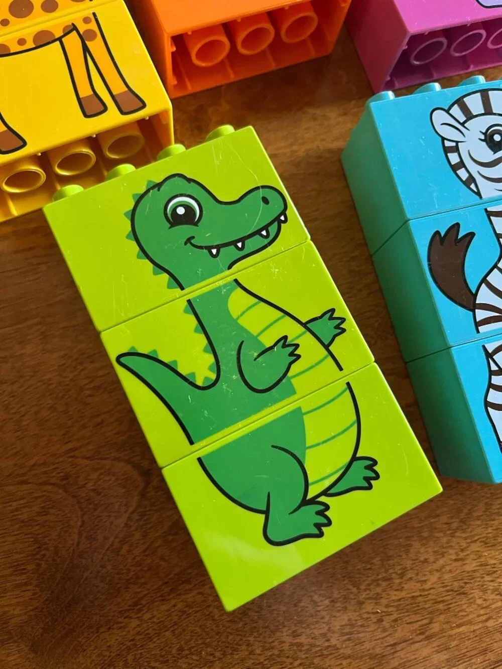 Duplo mix-and-match animal puzzle set